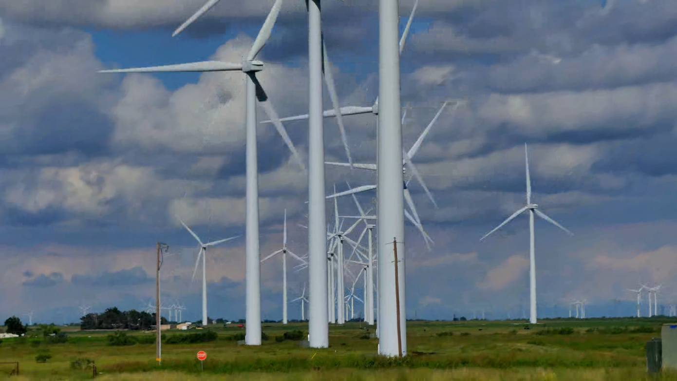 Wind Turbines Look Like Spinning Pinwheels In This Texas Wind Farm Timelapse Video